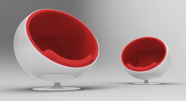 Ball Chair di Eero Aarnio (fonte: Leonardo.tv)