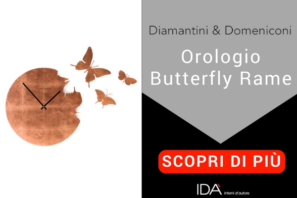 Orologio Butterfly Rame