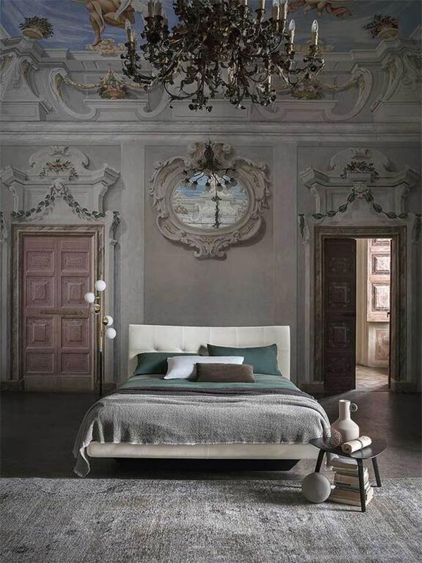 Letto AURORA DUE con contenitore - Poltrona Frau