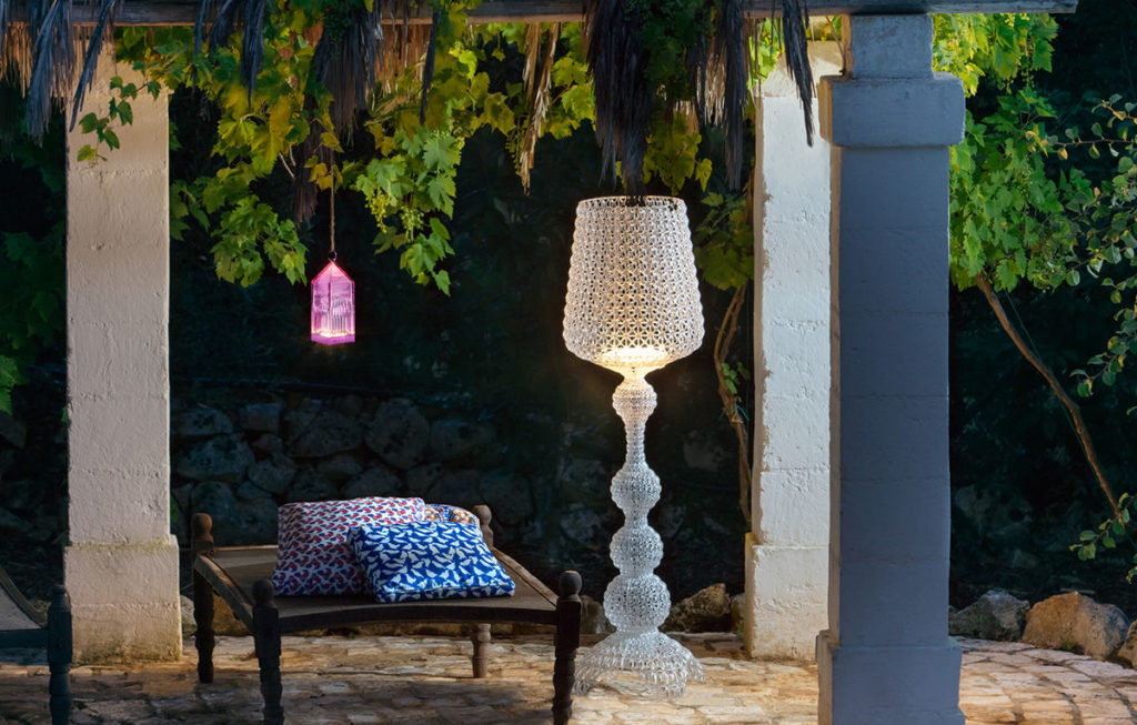 lampada kabuki kartell da esterno