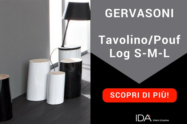 TAVOLINO POUF LOG S-M-L