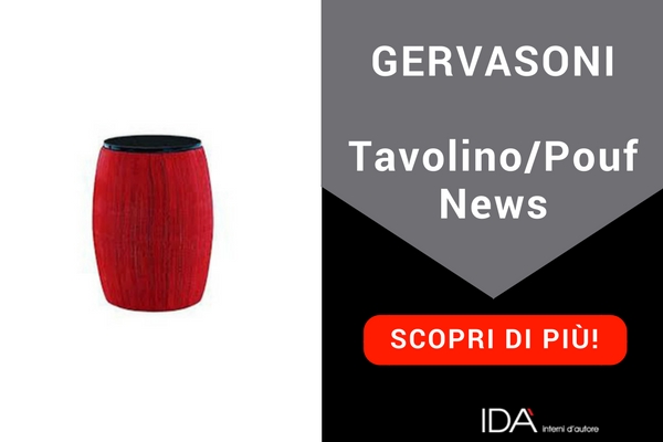 Tavolino Pouf News Gervasoni