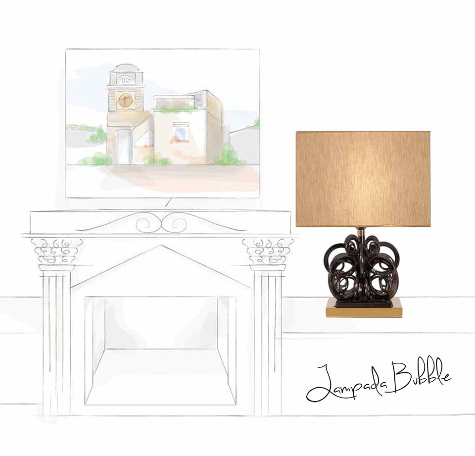 Lampada Bubble Riccio Caprese