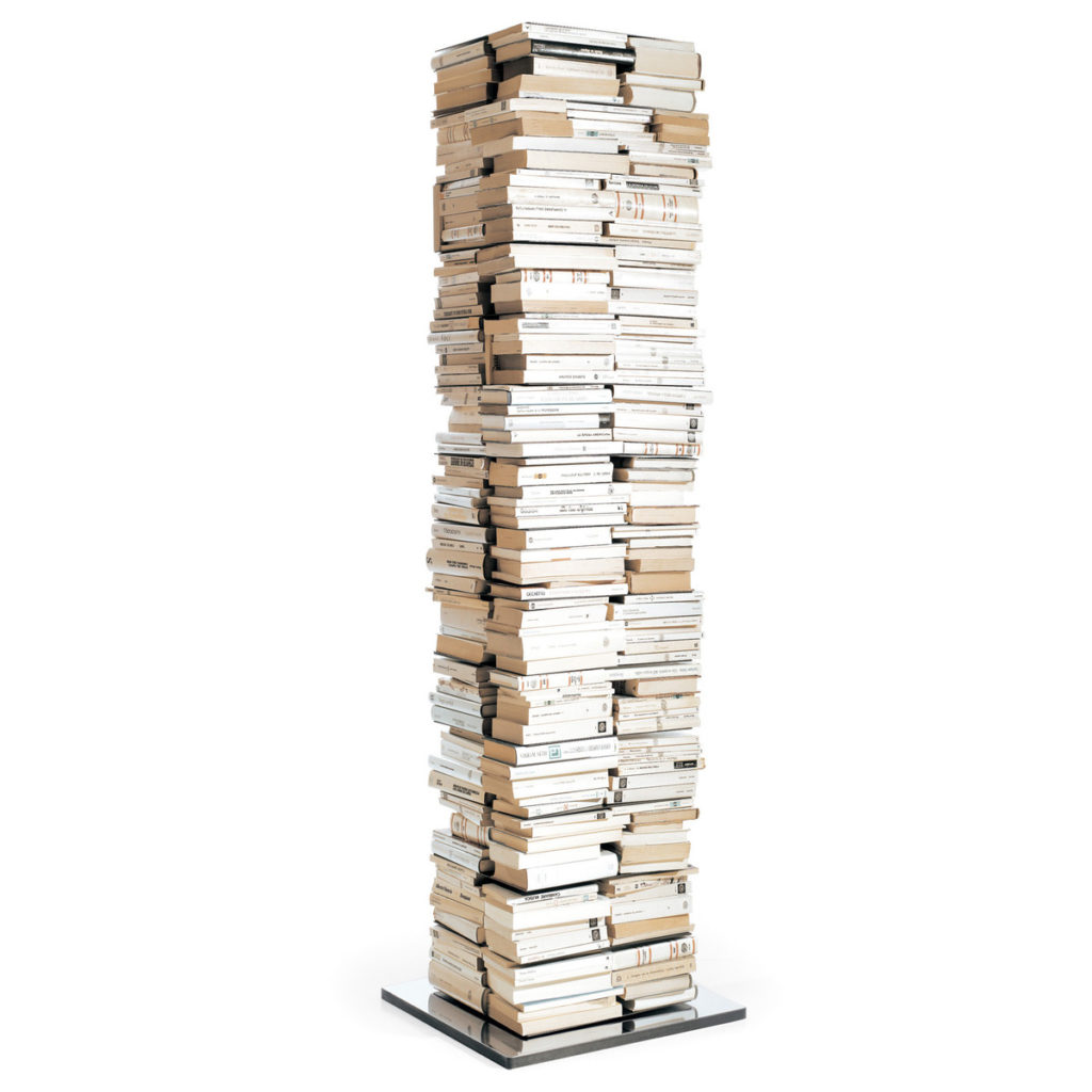 Ptolomeo bianca acciaio libreria